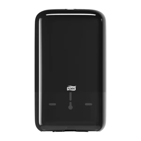 T3 TORK DISPENZER ZA TOALET PAPIR U LISTIĆIMA CRNI gallery image